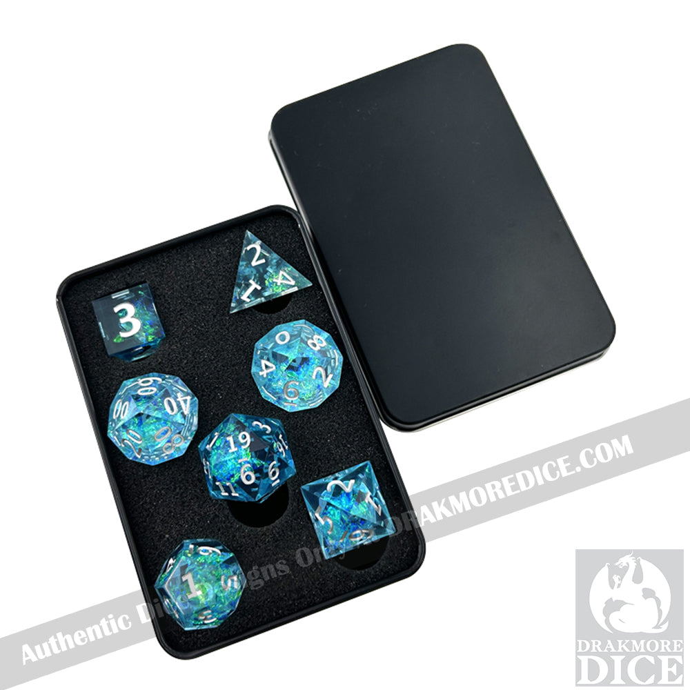 Durable Metal Dice Set Box - Drakmore Dice