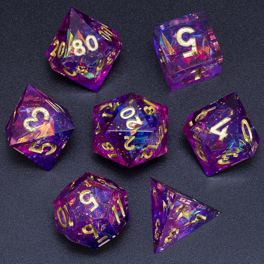 Astral Projection: Handcrafted Resin TTRPG Dice Set - Drakmore Dice