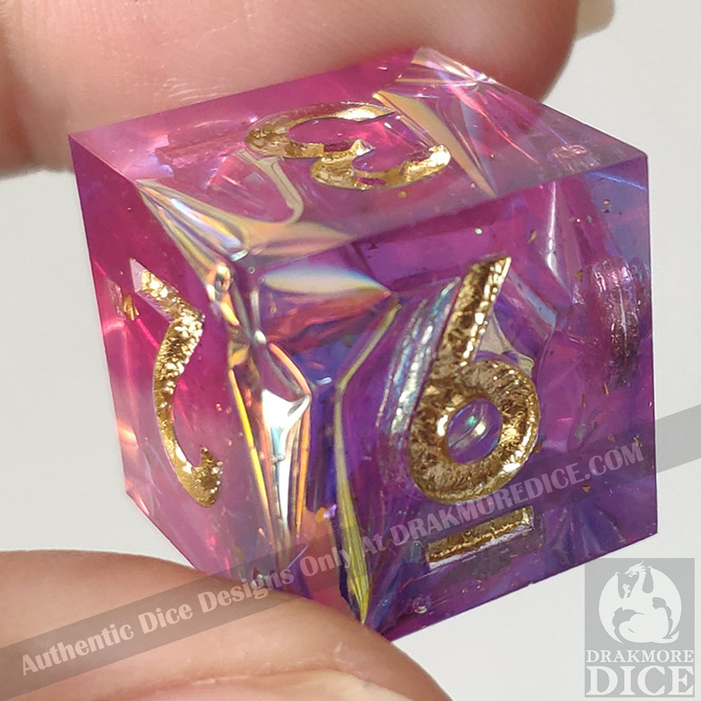 Astral Projection: Handcrafted Resin TTRPG Dice Set - Drakmore Dice