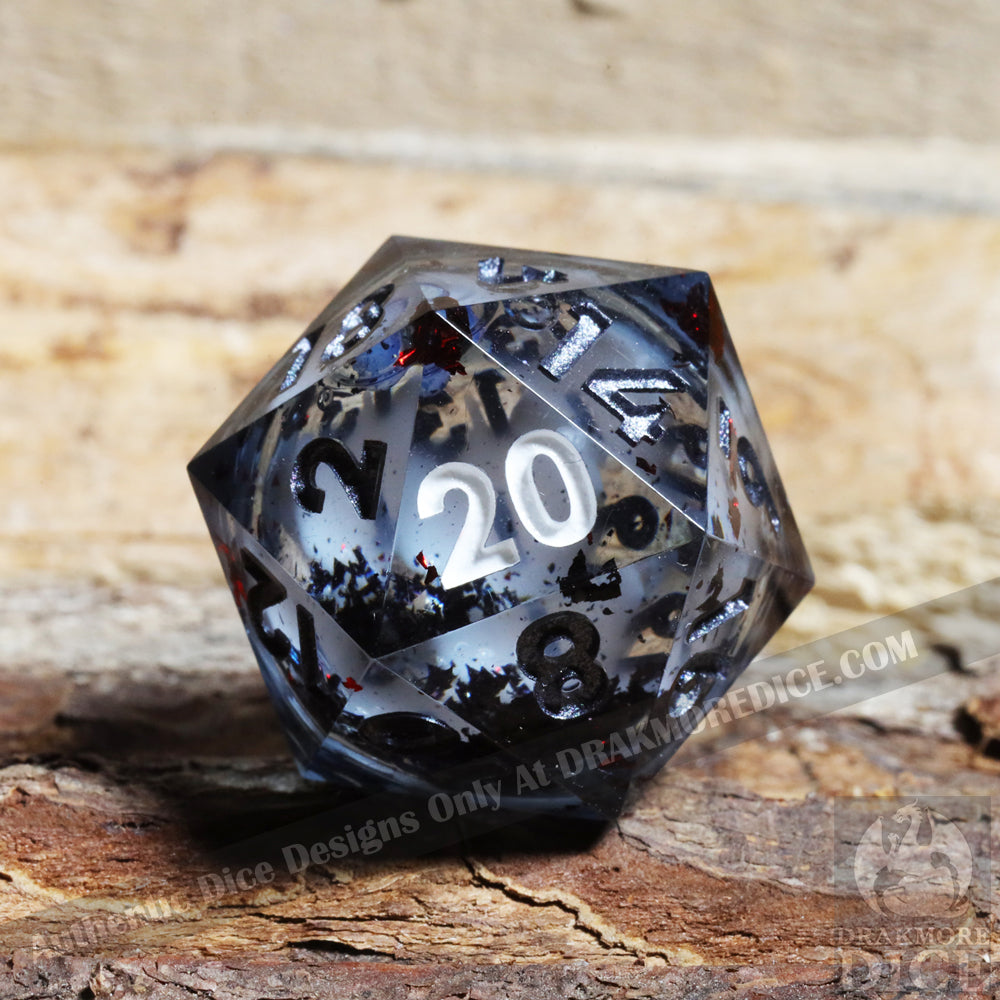 Buried Love: Handcrafted Resin TTRPG Dice Set - Drakmore Dice