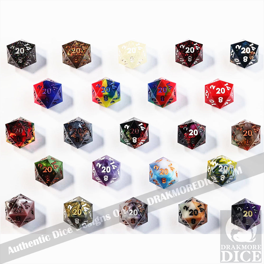 Blind D20 Dice Box - Drakmore Dice