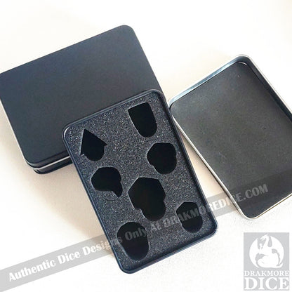 Durable Metal Dice Set Box - Drakmore Dice