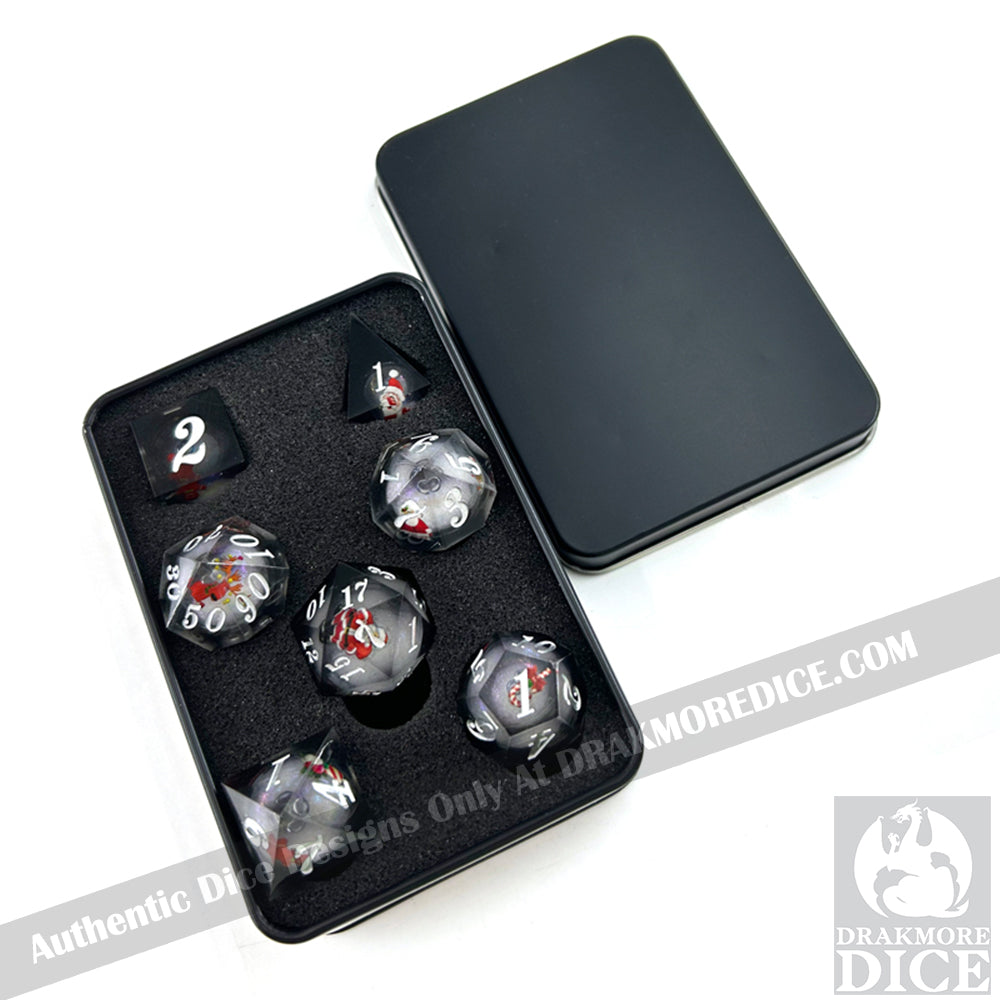 Durable Metal Dice Set Box - Drakmore Dice